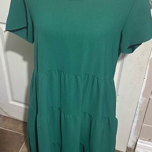 Ronni Nicole Elegant Green Dress